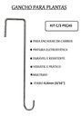Ver imagem 3 de Kit 3 Ganchos Caibro 70cm para Pendurar Plantas