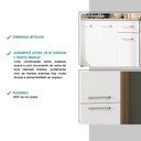 Ver imagem 6 de Cozinha Compacta Arizona Classic com Armário e Balcão Carraro - Carvalho-branco Carvalho-branco