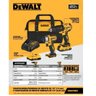 Kit Combo Parafusadeira/Furadeira de Impacto DCD7781 +DCF7871 20V Brushless com Bolsa Dewalt Bivolt  - 2