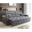 Ver imagem 2 de Sofá Prime 3 Lugares, Retrátil, Reclinável, 2,05M com Molas Yescasa