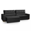 Ver imagem 5 de Sofá Prime 3 Lugares, Retrátil, Reclinável, 2,05M com Molas Yescasa