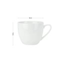 Ver imagem 2 de Jogo 12 Xicaras de Chá com Pires 220ml Porcelana Branca Clean Lyor Mesa Posta