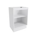 Ver imagem 3 de Balcão Celeste Kappesberg 100% Mdf 1 Porta Branco/nogueira 60cm