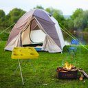 Ver imagem 4 de Mesa Petisqueira Desmontável/dobrável Amarela Elegante Plus