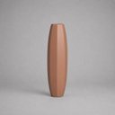 Ver imagem 1 de Vaso de Chão Titan Pequeno Decorativo de Cerâmica para Sala e Hall Mocha Mousse