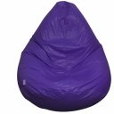 Ver imagem 1 de Puff Pera com Enchimento Decoração Conforto Eventos Almofadão - Roxo