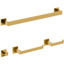 Ver imagem 3 de Kit Acessórios Banheiro Lavabo Luxo Dourado Gold