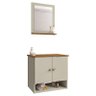 Conjunto de Banheiro com Gabinete 2 Portas e 1 Espelheira Deli - 3