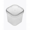 Ver imagem 1 de Bolo no Pote Quadrado 220ml C-100 Unidades Plast.