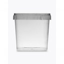 Ver imagem 4 de Bolo no Pote Quadrado 220ml C-100 Unidades Plast.