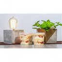 Ver imagem 3 de Bolo no Pote Quadrado 220ml C-100 Unidades Plast.