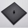 Chuveiro Ducha Quadrado Preto Fosco 25x25cm - 7