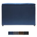 Ver imagem 1 de Puff Baú Banqueta Retangular Organizar e Decorar Suede 60cm Azul Marinho