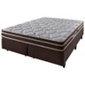 Conjunto Cama Box King Size Espuma D28/D70 Dupla Face Oakland 193x203x61 - 1