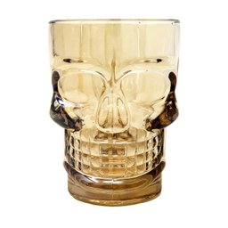 Jogo 6 Canecas Vidro de Chopp Caveira Cerveja 500ml - 1