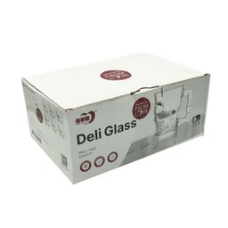 Jogo 6 Canecas Vidro de Chopp Caveira Cerveja 500ml - 6