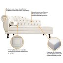 Ver imagem 5 de Divã Recamier Diana Lado Direito 120cm Corano Adj Decor Branco
