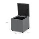 Ver imagem 4 de Baú Banqueta Organizador Porta Brinquedo Assento Decorativo