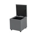 Ver imagem 2 de Baú Banqueta Organizador Porta Brinquedo Assento Decorativo