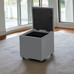 Baú Banqueta Organizador Porta Brinquedo Assento Decorativo - 1