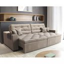 Ver imagem 2 de Sofá Prime 4 Lugares, Retrátil, Reclinável, 2,25M com Molas Yescasa