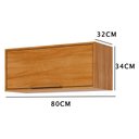 Ver imagem 6 de Armario Aereo Divina 80 Cm Geladeira 1 Porta Basculante - Cinamomo