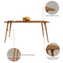 Ver imagem 5 de Mesa de Apoio Fenerbache 1,60 S/vidro Cedro