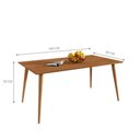 Ver imagem 3 de Mesa de Apoio Fenerbache 1,60 S/vidro Cedro