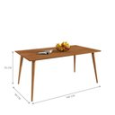 Ver imagem 4 de Mesa de Apoio Fenerbache 1,60 S/vidro Cedro