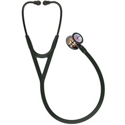 Estetoscópio 3m Littmann Cardiology Iv 6240 Preto com Rainbow Alto Polimento e Conector Preto - 2