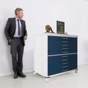 Ver imagem 5 de Mapoteca 10 Gavetas 120,4cm X 122,3cm Aço