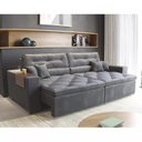 Ver imagem 2 de Sofá Prime 4 Lugares, Retrátil, Reclinável, 2,35M com Molas Yescasa