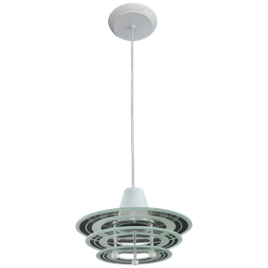 Lustre Pendente Round 3 Vidros Redondos Filet Sala Quarto