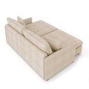 Ver mais imagens de Sofá Retrátil Reclinável 2 Lugares 154cm Maili Bouclê Creme K01 - D'rossi