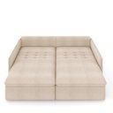 Ver imagem 6 de Sofá Retrátil Reclinável 2 Lugares 154cm Maili Bouclê Creme K01 - D'rossi