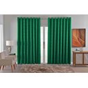 Ver imagem 2 de Cortina Jacquard Luxo em Tecido Semi Blackout Sala 2,00x1,30:verde Bandeira