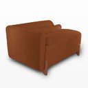 Ver imagem 5 de Divã Orgânico Chaise Curvo 2 Lugares Forma Orgânica Linho Trento