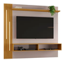 Painel Agrado para Tv até 65" Jcm Movelaria - Off/nature - 2