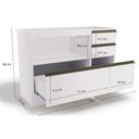 Ver imagem 5 de Balcão de Cozinha Maxxi G746 1 Porta e 4 Gavetas S/ Tampo 120cm Canela - Kappesberg