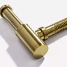 Sifão Metálico Flexível com Copo para Banheiro Line Dourado Fosco para Válvula de 1.1/4" - 3