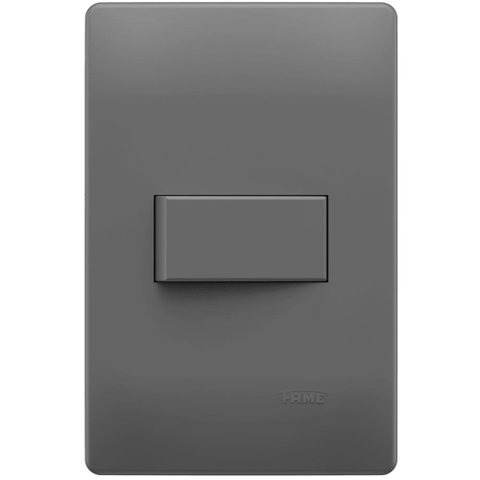 Conjunto Interruptor Paralelo 4x2 10a 250 Volts Habitat Onix - 06145794 - Fame