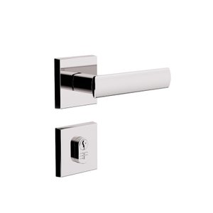 Fechadura Design Externa Roseta Quadrada 55mm Cromado 841e81755cr 3f