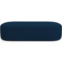 Ver imagem 5 de Kit 02 Puffs Decorativos Orgânicos para Living Quarto 195cm Doha W01 Suede Azul Marinho - Lyam