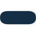 Ver imagem 2 de Kit 02 Puffs Decorativos Orgânicos para Living Quarto 195cm Doha W01 Suede Azul Marinho - Lyam