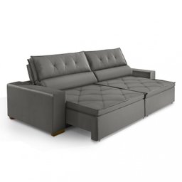 Sofá Prime 5 Lugares, Retrátil, Reclinável, 2,65M com Molas Yescasa - 10 Sofá Prime 5 Lugares, Retrátil, Reclinável, 2,65M com Molas Yescasa - 10
