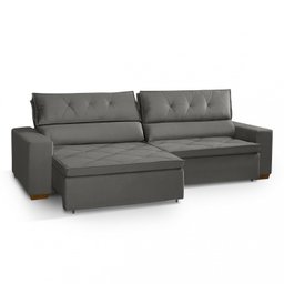 Sofá Prime 5 Lugares, Retrátil, Reclinável, 2,65M com Molas Yescasa - 6 Sofá Prime 5 Lugares, Retrátil, Reclinável, 2,65M com Molas Yescasa - 6