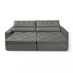 Sofá Prime 5 Lugares, Retrátil, Reclinável, 2,65M com Molas Yescasa - 5 Sofá Prime 5 Lugares, Retrátil, Reclinável, 2,65M com Molas Yescasa - 5