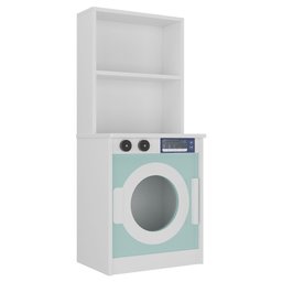 Lavanderia Infantil Brinquedo em Mdf:menta - 4