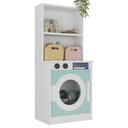 Lavanderia Infantil Brinquedo em Mdf:menta - 5