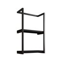 Ver imagem 1 de Toalheiro Para Banheiro Estilo Industrial Sahy Preto